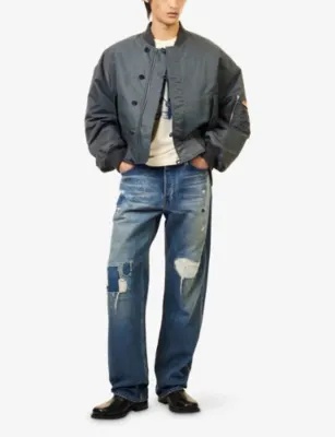 JW ANDERSON Oversized Shell Bomber Jacket detail 2