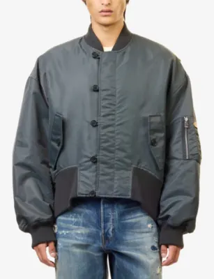 JW ANDERSON Oversized Shell Bomber Jacket detail 3