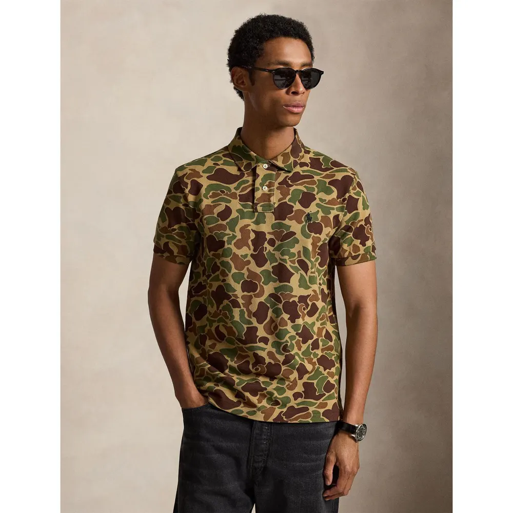 Polo Ralph Lauren Men's Custom Camo Cotton Short-Sleeve Slim-Fit Polo Shirt detail 2