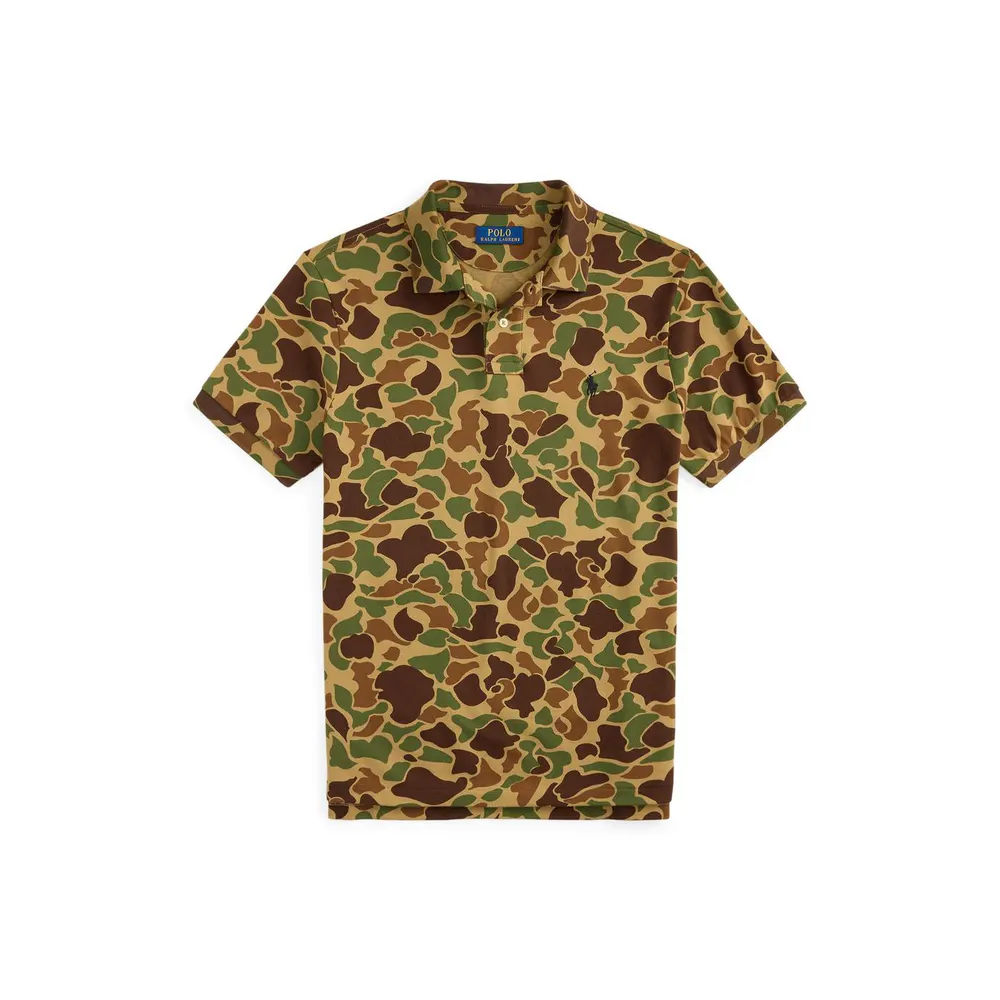 Polo Ralph Lauren Men's Custom Camo Cotton Short-Sleeve Slim-Fit Polo Shirt
