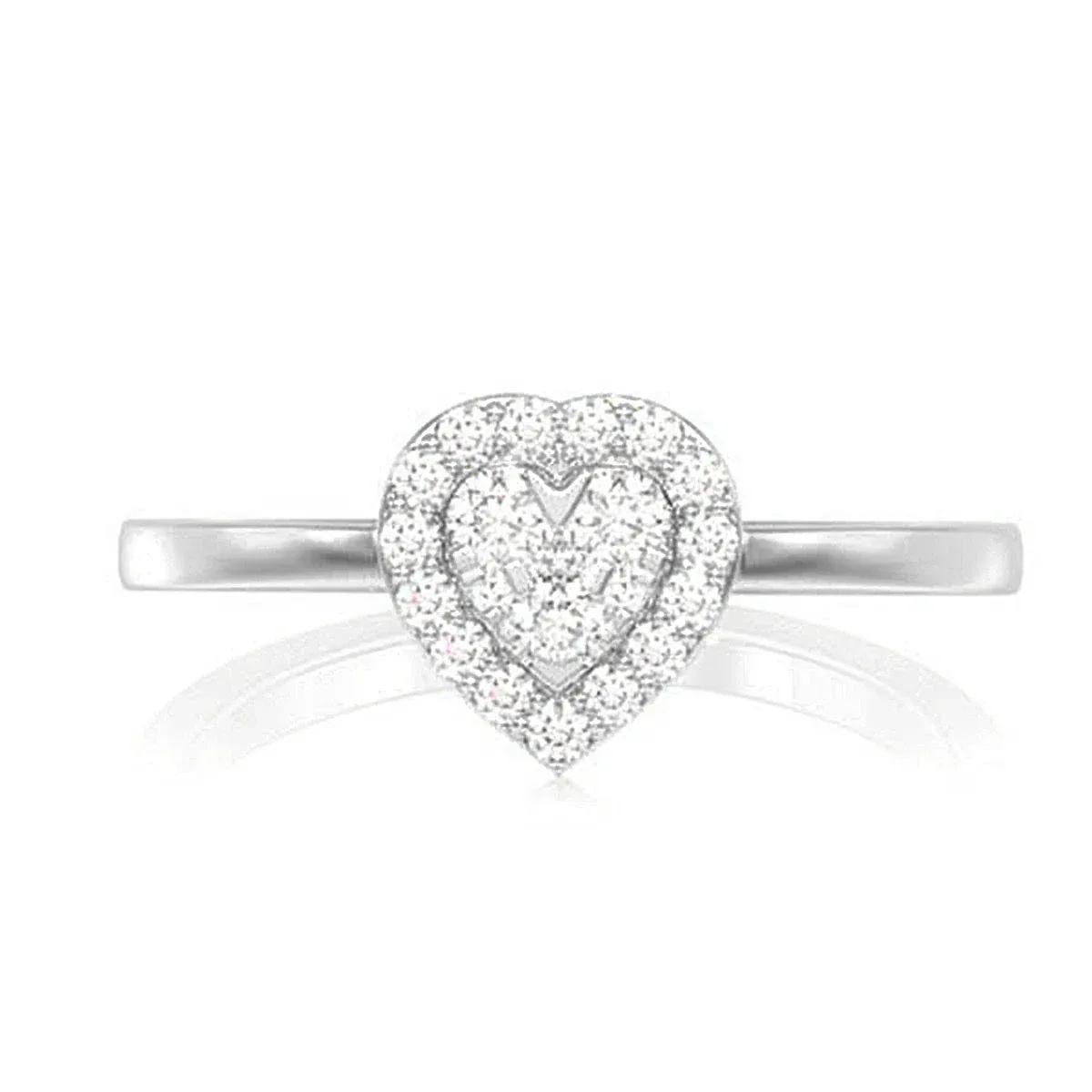 For Him Mosaic Heart Ring in Rose Gold / VS / Lab Grown Diamond – Ring