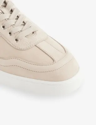 CHRISTIAN LOUBOUTIN Retero Flat Leather Trainers - 5 in BEIGE/WHITE, additional product view 2