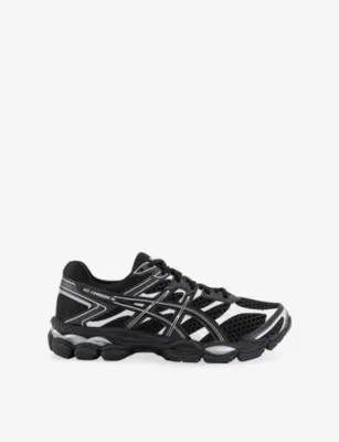 ASICS GEL-CUMULUS 16 Mesh and Leather Trainers - 4.5 in BLACK BLACK – Mens | Trainers | Lace up trainers