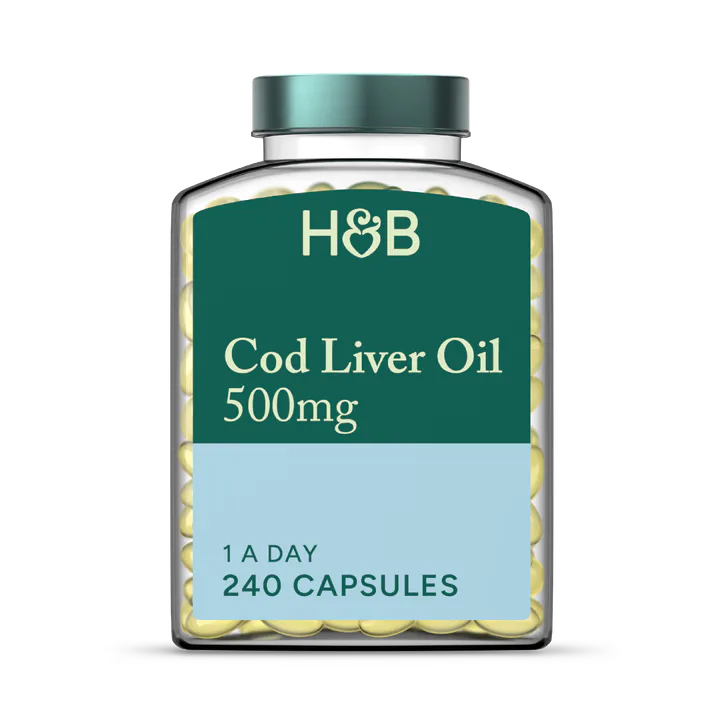 For Him Pure Cod Liver Oil 500mg 240 Capsules