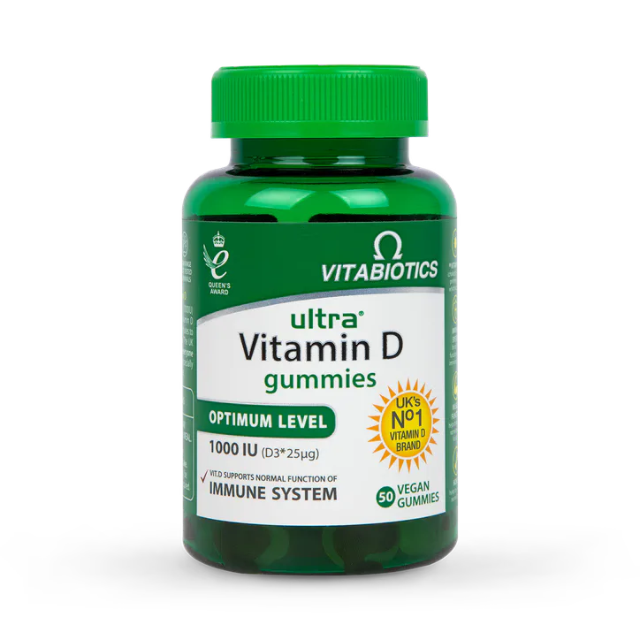 Vitabiotics Ultra Vitamin D3 1000iu Vegan 50 Gummies