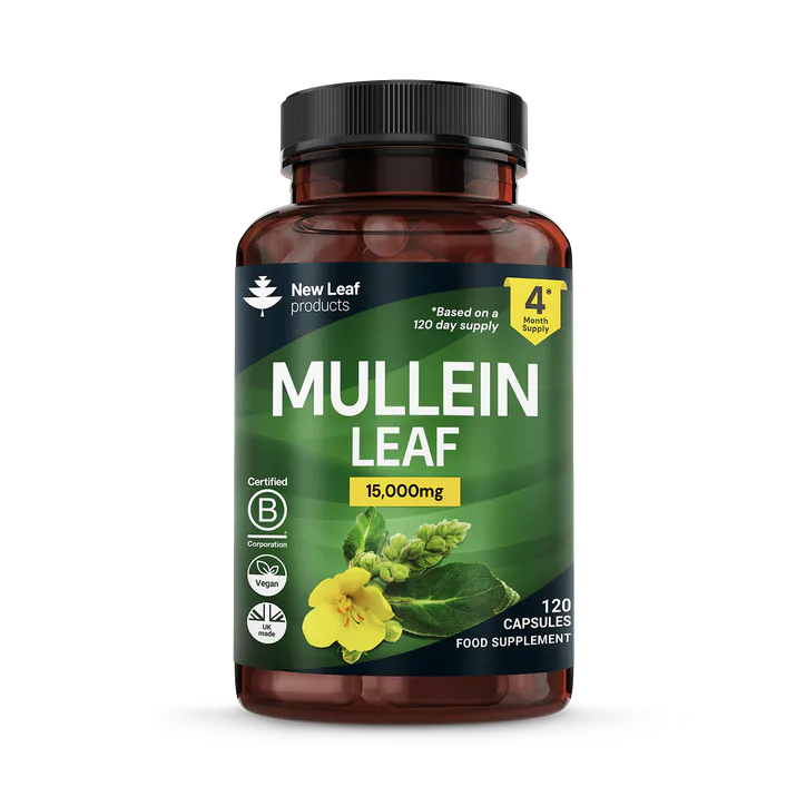 New Leaf Products Mullien Leaf Capsules 120 Capsules