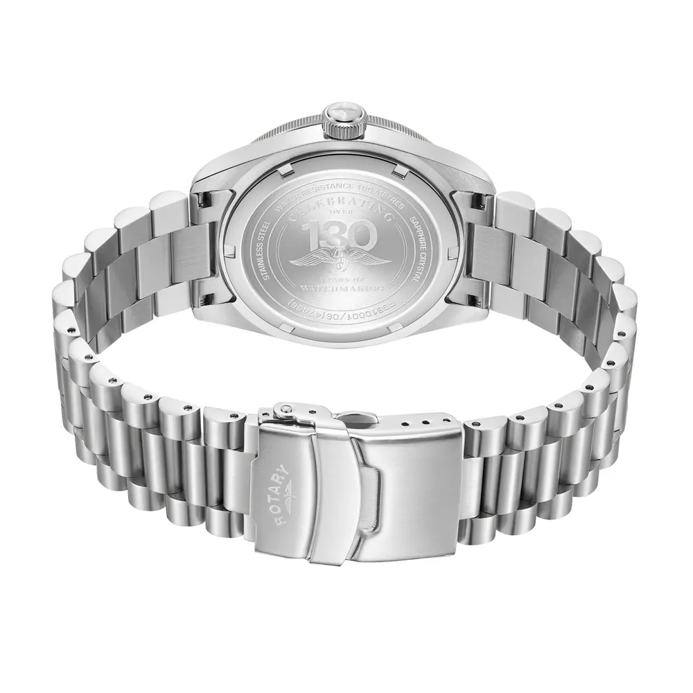 Rotary Apex100 41mm Mens Watch Black in Black, additional product view 3
