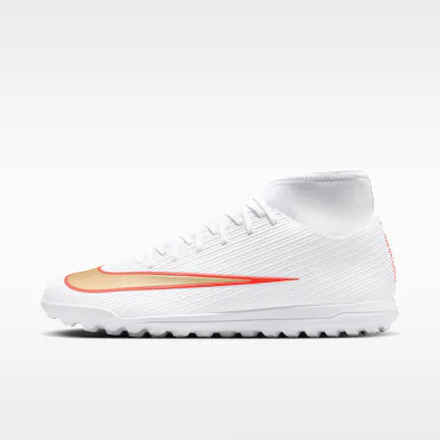 Nike Mercurial Superfly 11 Club Turf High-Top Football Shoes - White/Bright Crimson/Blur