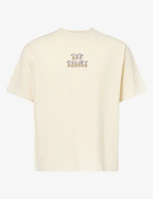 NOT BORING Turning Herads Graphic-Print Cotton T-Shirt