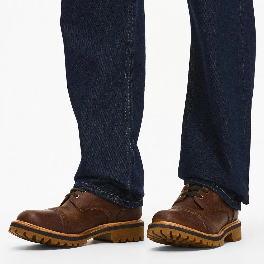 Grenson Men's Radley Hiker Rugged Boots in Dark Tan, additional product view 3