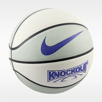 Nike Knockout Outdoor Basketball (Deflated) - Light Silver/Sail/Black/Dark Concord