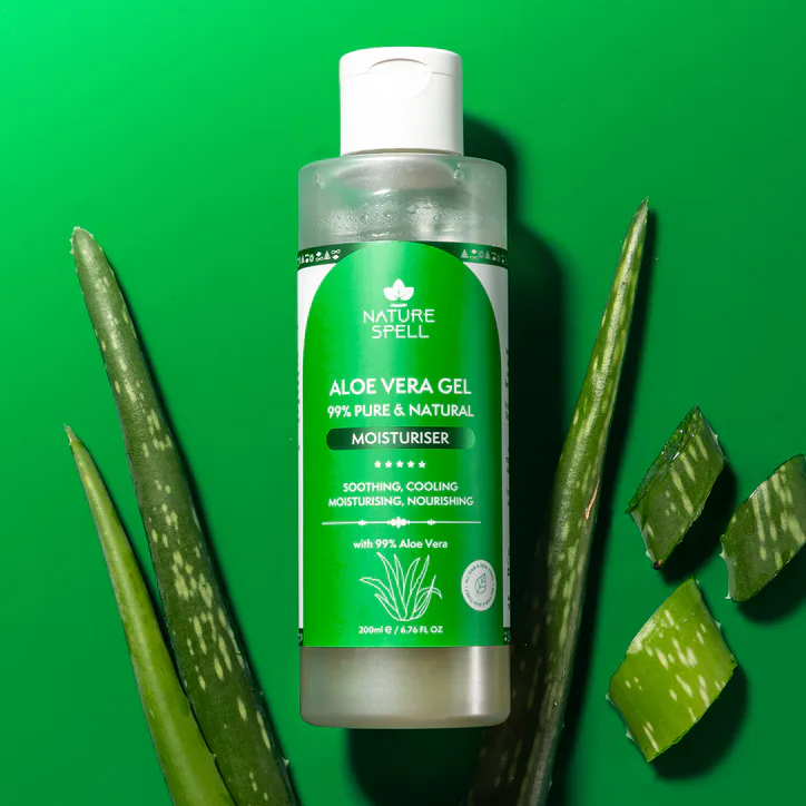 Nature Spell Aloe Vera Gel Moisturiser 200ml detail 2