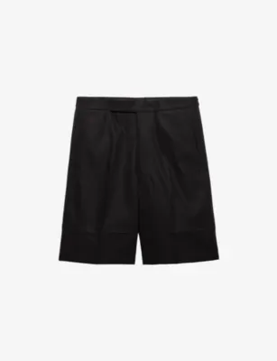 PRADA Cotton Bermuda Shorts - NEUTRAL