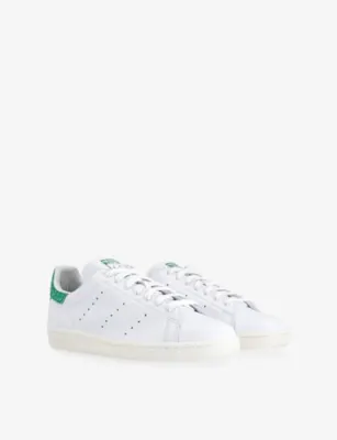 ADIDAS Stan Smith Leather Trainers - EUR 38 / 4 UK MEN in WHITE GREEN OFF WHIT, additional product view 3