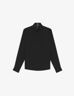 BOSS Kent-Collar Slim-Fit Cotton-Blend Shirt