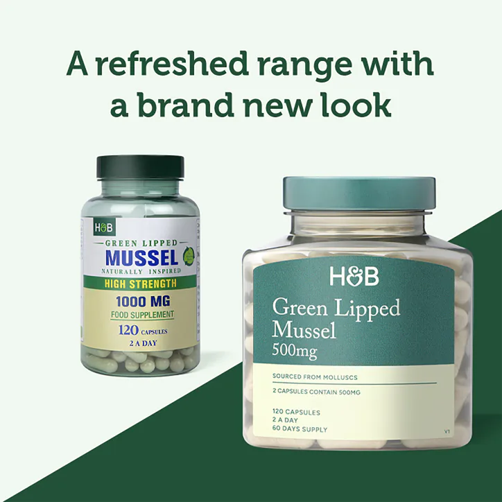 For Him Green Lipped Mussel 500mg 120 Capsules detail 2