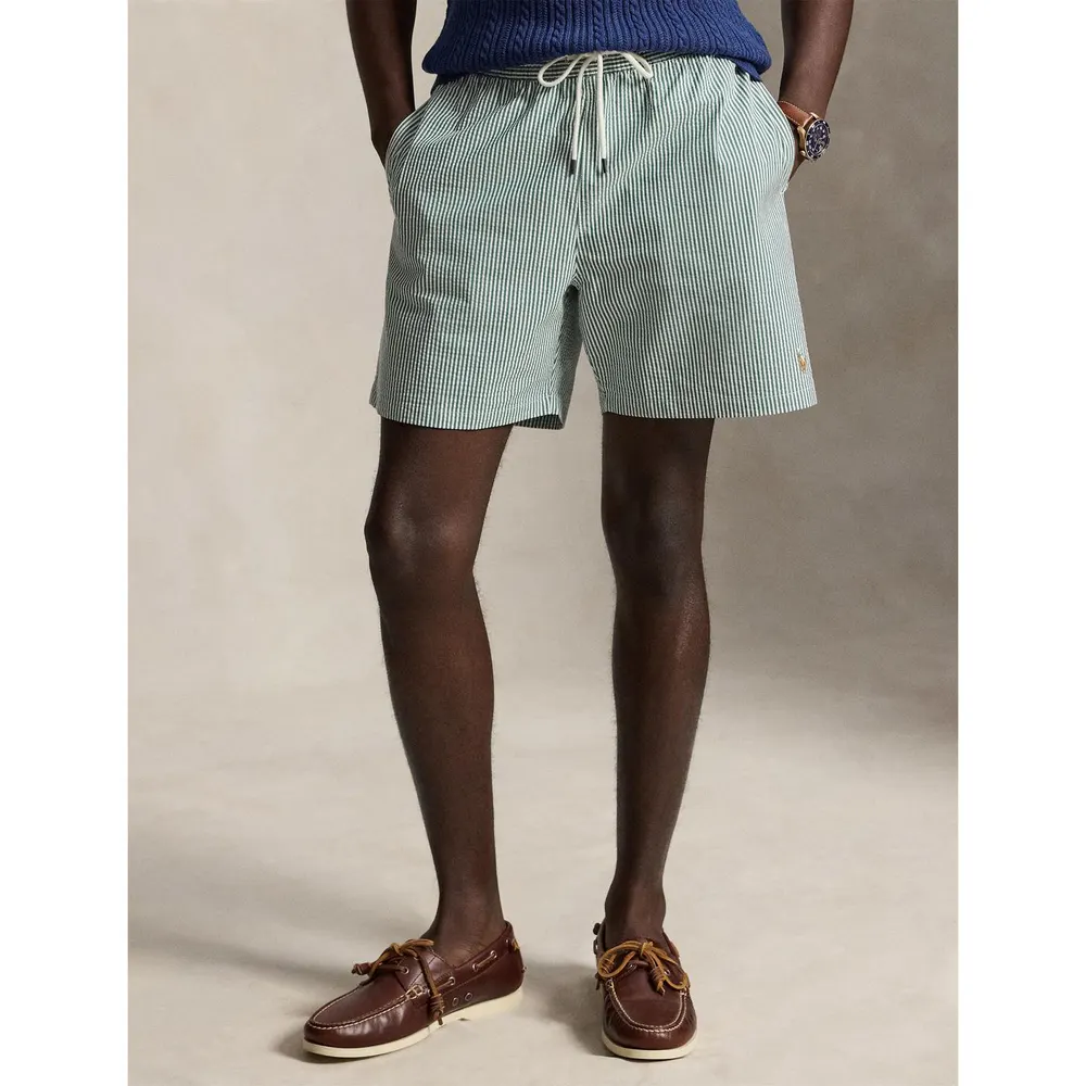 Polo Ralph Lauren Mens Seersucker Traveller Swim Shorts detail 2