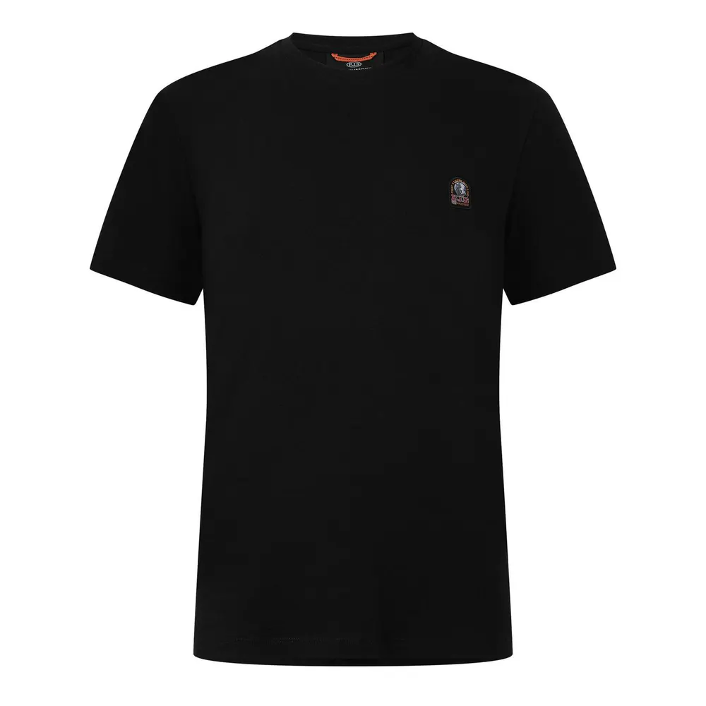 Parajumpers Para Patch Tee Sn64 in Black 0541 – Clothing