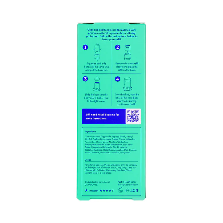 Wild Fresh Cotton & Sea Salt Deodorant Starter Pack detail 3