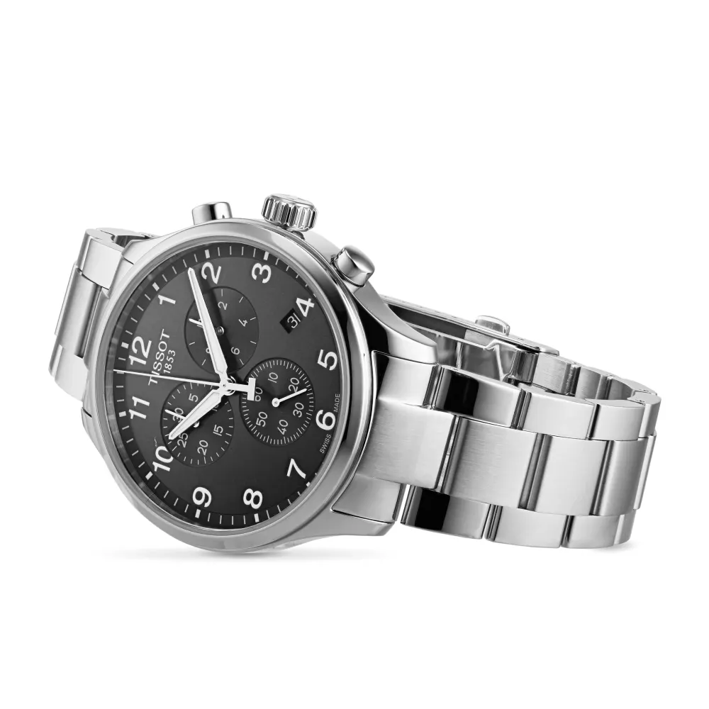 Tissot Chrono XL Classic 45mm Mens Watch Black detail 3