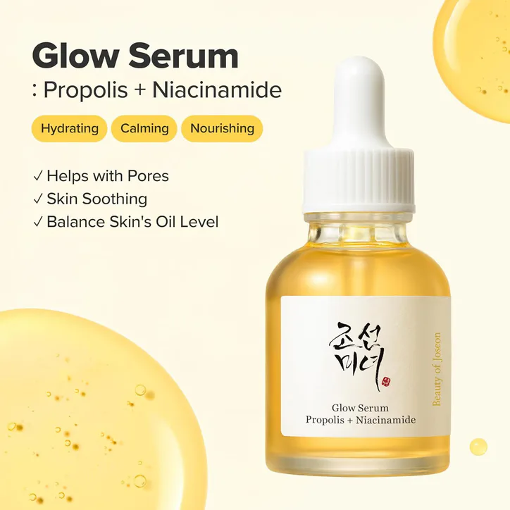 BEAUTY OF JOSEON Glow Serum : Propolis + Niacinamide 30ml detail 3