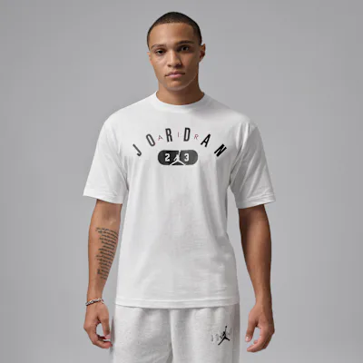 Jordan Men's T-Shirt - White/Black in White/Black – Nike men's and unisex
