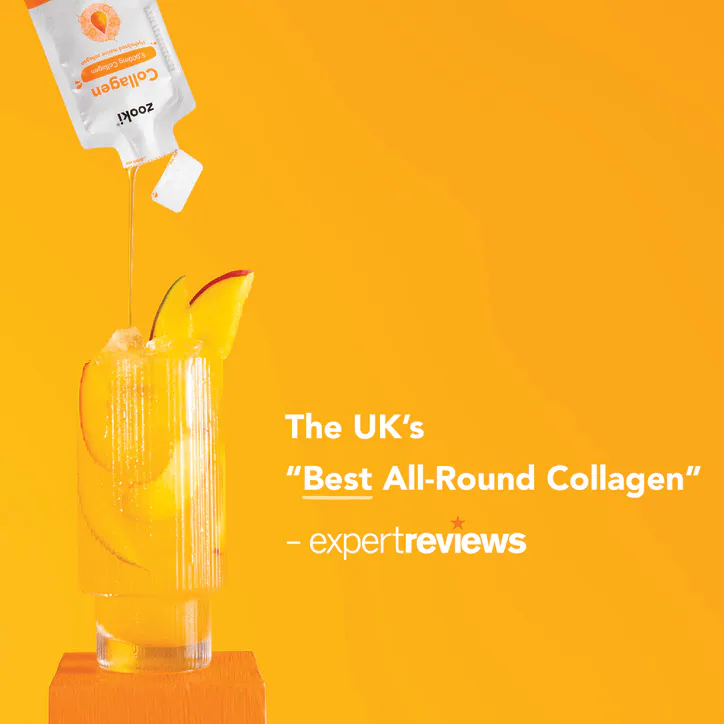 Zooki Marine Collagen 5,000mg Mango & Peach Flavour 30 Sachets detail 3