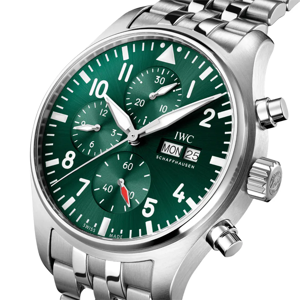 IWC Pilot's Watch Chronograph Edition “The Last Flight” 43mm in Green, additional product view 3