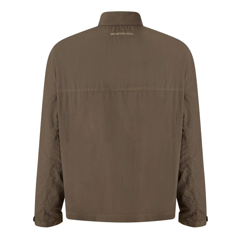 MKI MIYUKI ZOKU Men's Box Overshirt detail 2