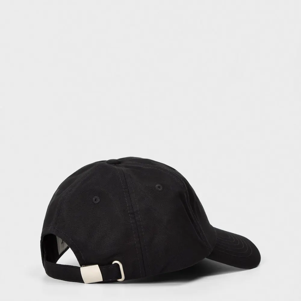 Ambush Men's Logo Adjustable Baseball Cap in Black, additional product view 2