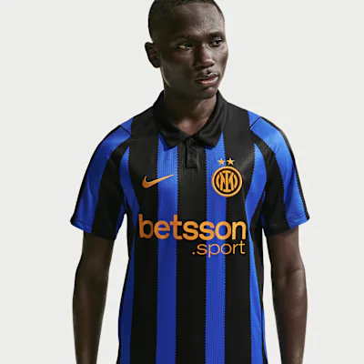 Nike Inter Milan 2026/27 Stadium Home Men's Nike Dri-FIT Football Replica Shirt - Lyon Blue/Black/University Gold