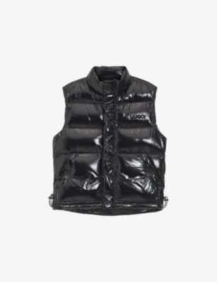 HUGO Branded Glossy Shell Gilet