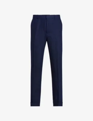POLO RALPH LAUREN Tapered-Leg Regular-Fit Linen Trousers - 38/32 in NAVY – Mens | Trousers & shorts | Casual