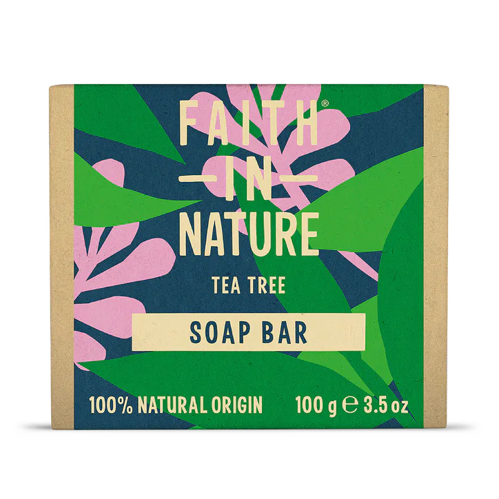 Faith in Nature Soap Bar Tea Tree 100g