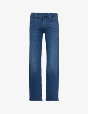7 FOR ALL MANKIND Standard Luxe Performance regular-fit straight-leg stretch denim-blend jeans