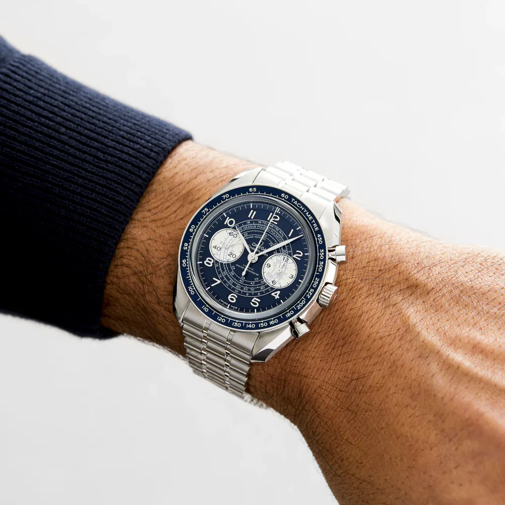 Omega Speedmaster Co-Axial Master Chronometer 43mm Mens in Blue, additional product view 3
