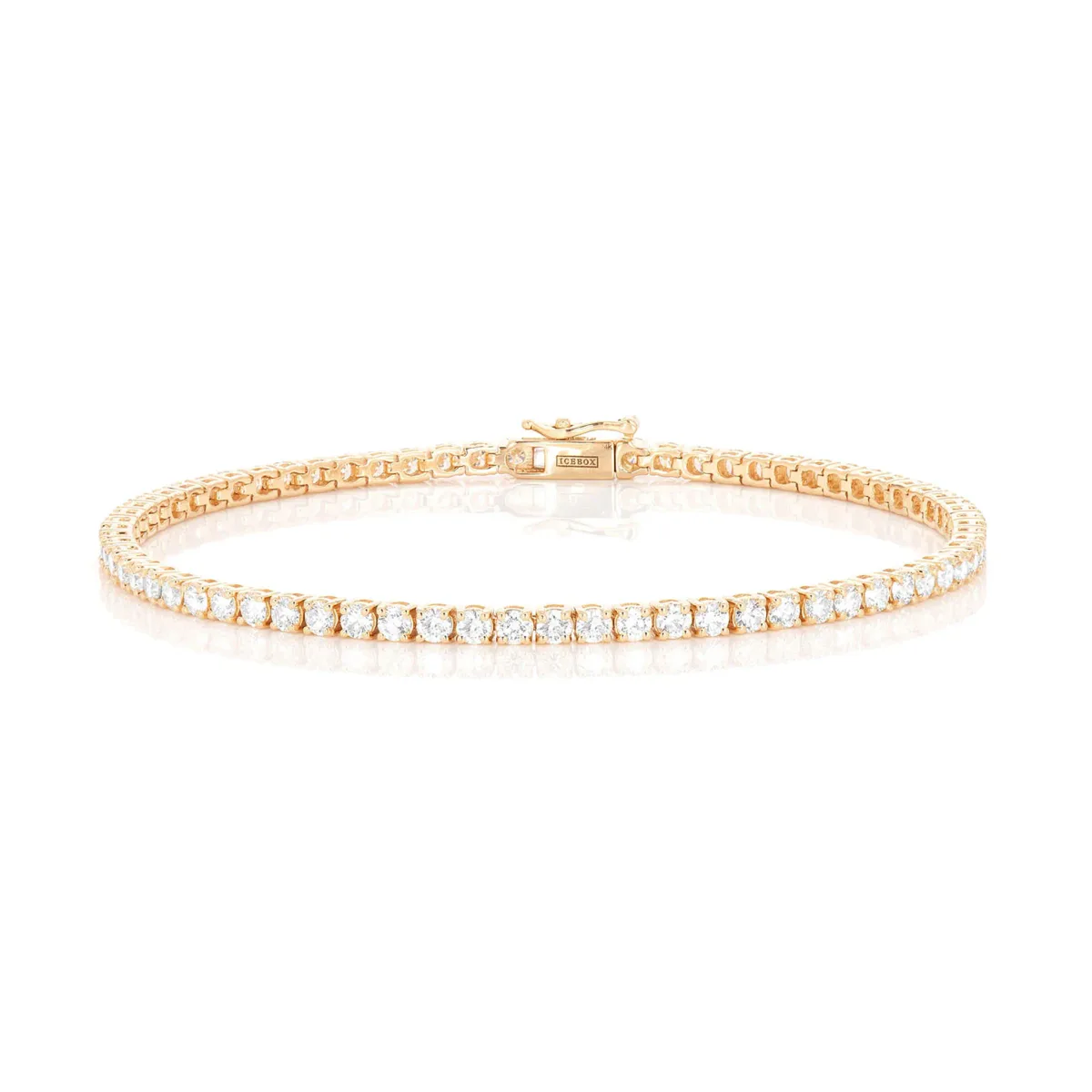 For Him Prong Diamond Tennis Bracelet in 7pt / 5.00ctw / Rose Gold / 7" – Bracelet