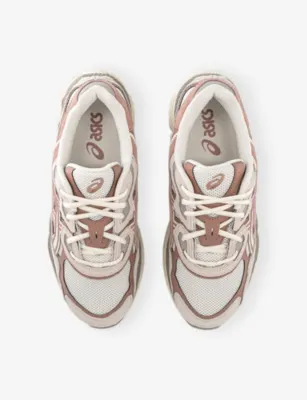 ASICS Gel-NYC Mesh And Suede Trainers - EUR 43 / 9 UK MEN in CREAM UMEBOSHI, additional product view 2
