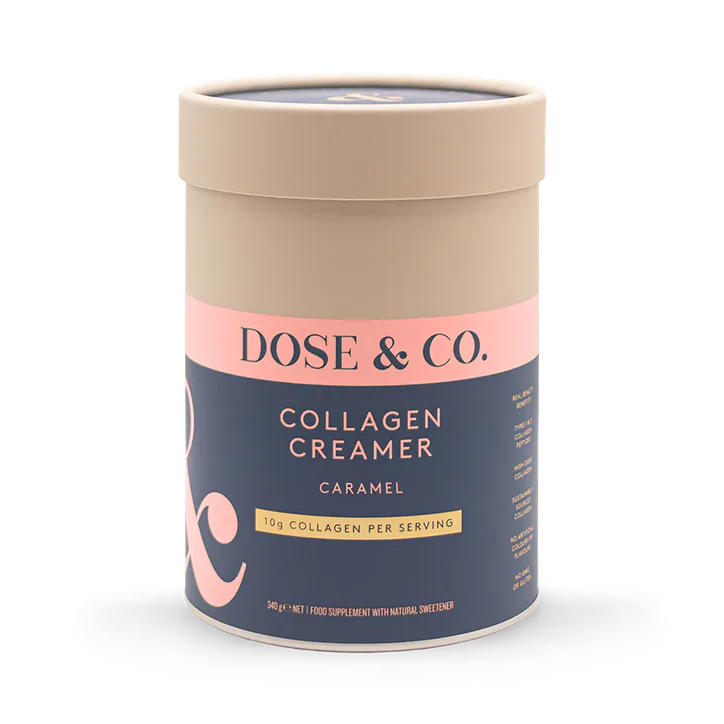 Dose & Co Dairy Collagen Creamer Caramel 340g