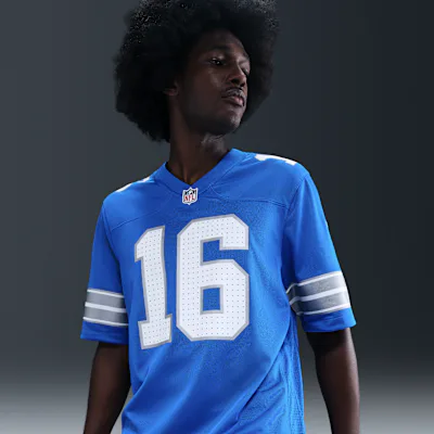 Nike NFL Detroit Lions (Jared Goff) Men's Game American Football Jersey - Blue Spark in Blue Spark – Nike men's and unisex