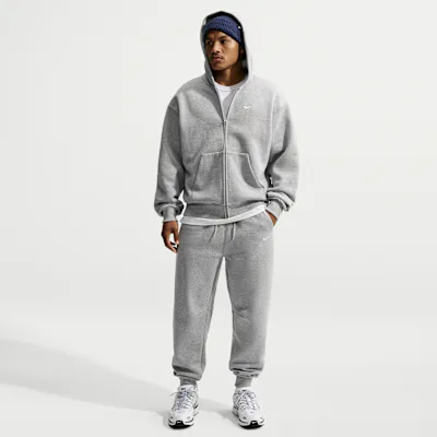 Nike Solo Fleece Men's Joggers - Dark Grey Heather/Sail