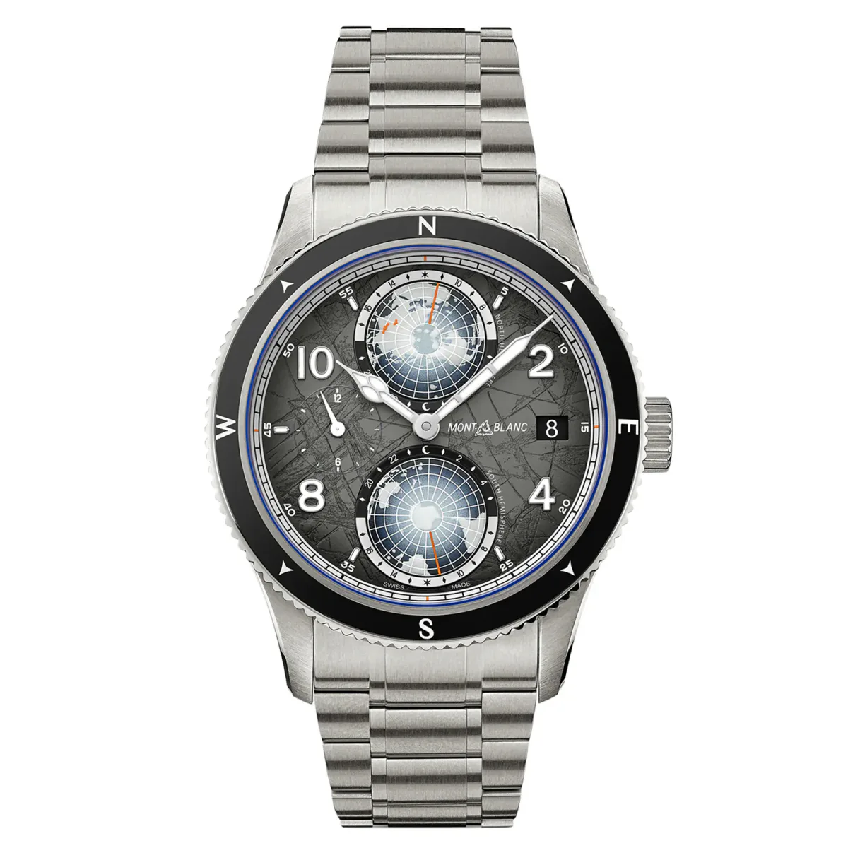 Montblanc 1858 Geoshphere 0 Oxygen The 8000 42mm Mens Watch