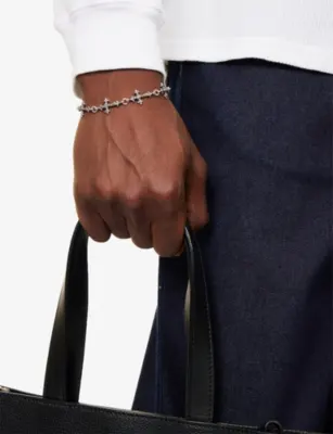 EMANUELE BICOCCHI Rose Multi-Cross Sterling-Silver Bracelet - L detail 2
