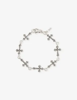 EMANUELE BICOCCHI Rose Multi-Cross Sterling-Silver Bracelet - L