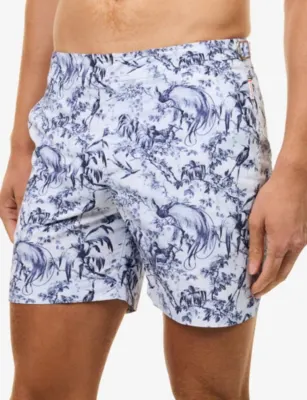 ORLEBAR BROWN Bulldog Printed Swim Shorts detail 3