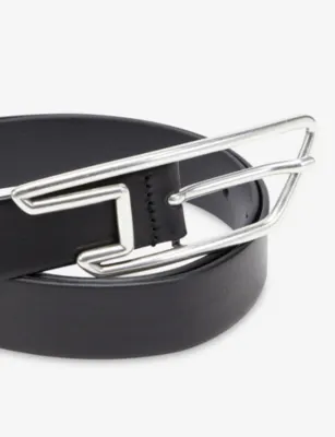 DIESEL D-Logo Buckle Leather Belt - 38 detail 3