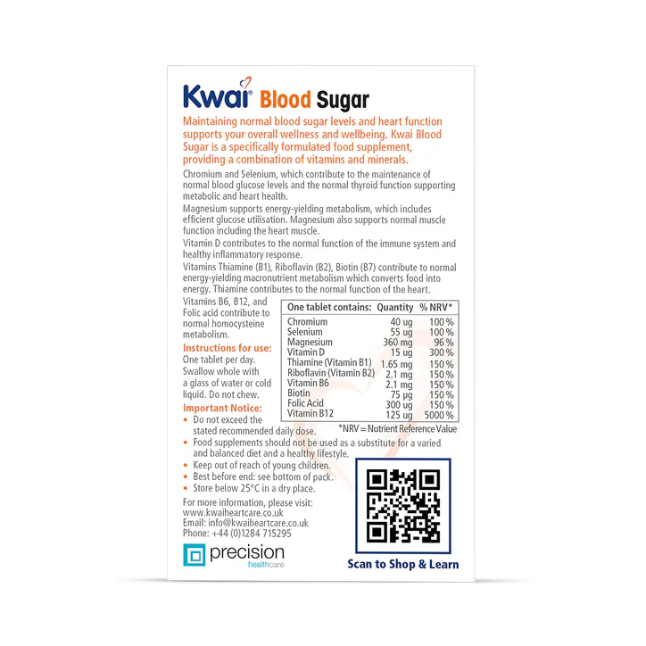 Kwai Blood Sugar 30 Tablets, additional product view 2