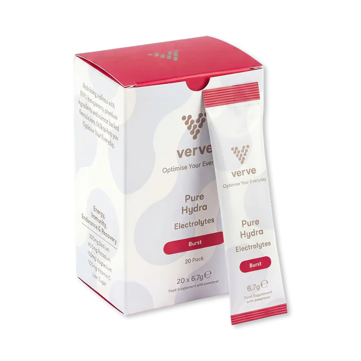 Verve Pure Hydra Electrolytes - Strawberry Lemonade Flavour - 20 Pack