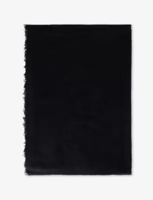 RICK OWENS Emily Wool, Silk And Cashmere Scarf