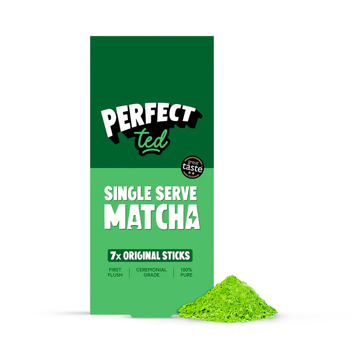 PerfectTed Perfect Ted Organic Matcha Green Tea Powder Sticks x7